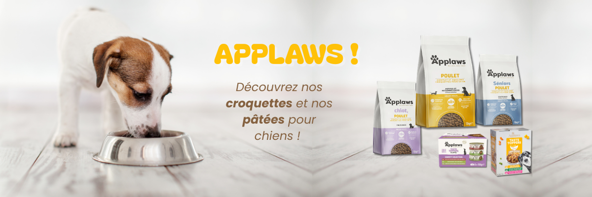 Bannière Applaws Chiens