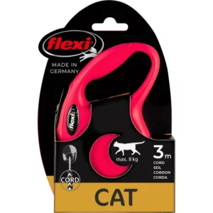 Laisse enrouleur flexi chat