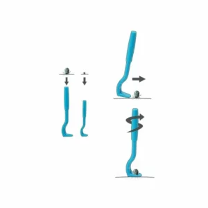 Technique d'utilisation d'un crochet à tiques