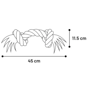 jouet corde jumbo dimensions