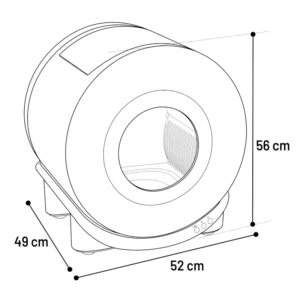 litiere atlas dimensions