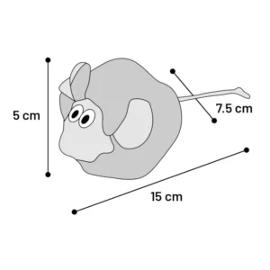 souris rizzo dimensions