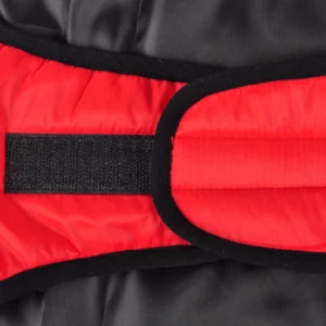 manteau eden rouge velcro