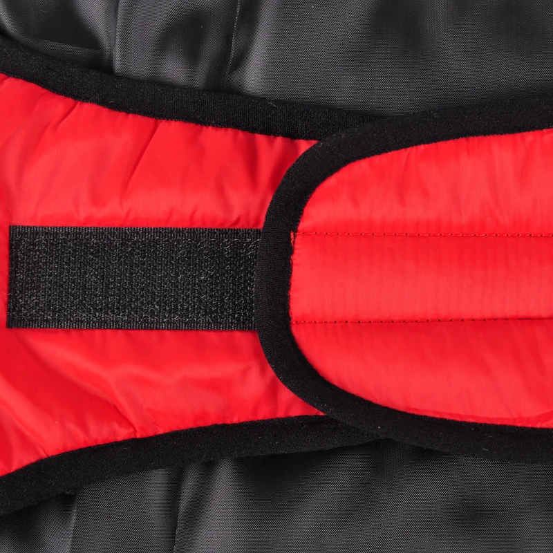 manteau eden rouge velcro