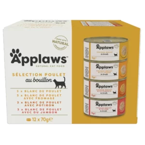 Pâtée pour chat Applaws - Sélection poulet au bouillon