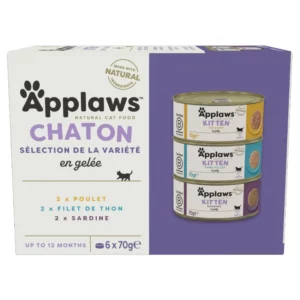 Pâtée pour chaton - sélection variété en gelée