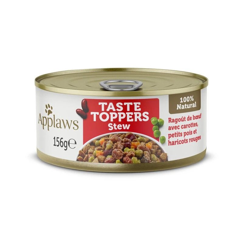 Aliment complémentaire pour chien Applaws - Ragoût de bœuf aux légumes